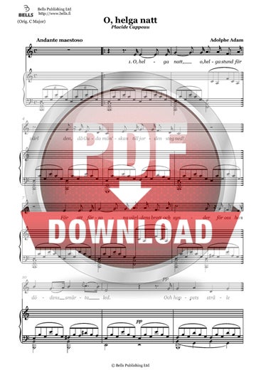 Adam, Adolphe: O, helga natt