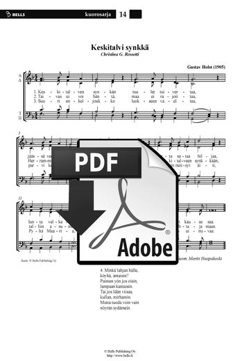 Holst, Gustav: Keskitalvi synkk&auml;