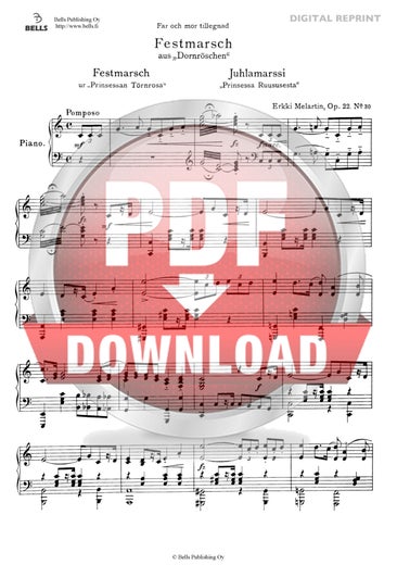Erkki Melartin: Juhlamarssi, Op. 22 No. 30