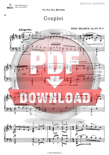 Melartin, Erkki: Couplet, Op. 127 n.&ordm; 6