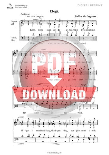 Palmgren, Selim: Elegi, SP 49