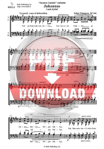 Palmgren, Selim: Juhannus, SP 106