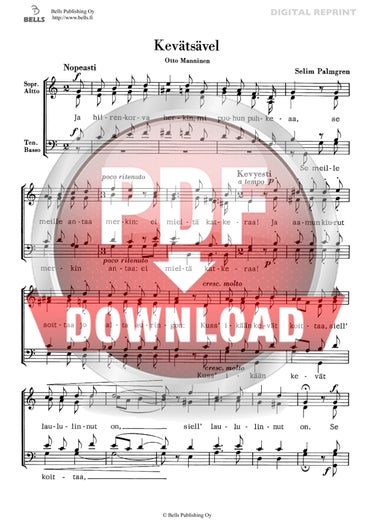 Palmgren, Selim: Kev&auml;ts&auml;vel, SP 138
