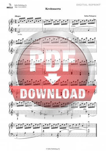 Selim Palmgren: Kev&auml;tauerta