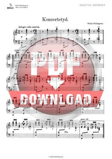 Selim Palmgren: Konsertetyd