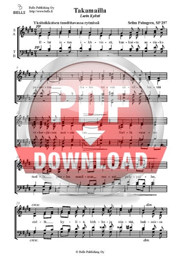 Palmgren, Selim: Takamailla, SP 297