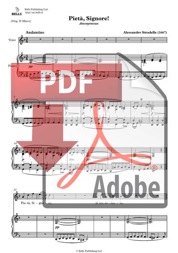 Stradella, Alessandro: Piet&agrave;, Signore!