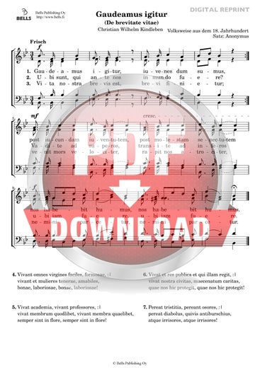 Trad. (arr.): Gaudeamus igitur (2) (coro mixto)